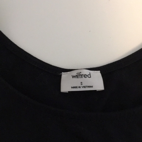 Wilfred Aritzia Crop Top Elastic Waist Cotton - Picture 2 of 2